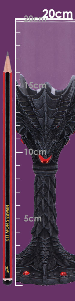 Nightflame Dragon Goblet Drinking Cup 20cm 8