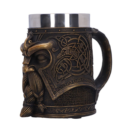 Odin Viking Tankard Drinking Mug 16cm 2