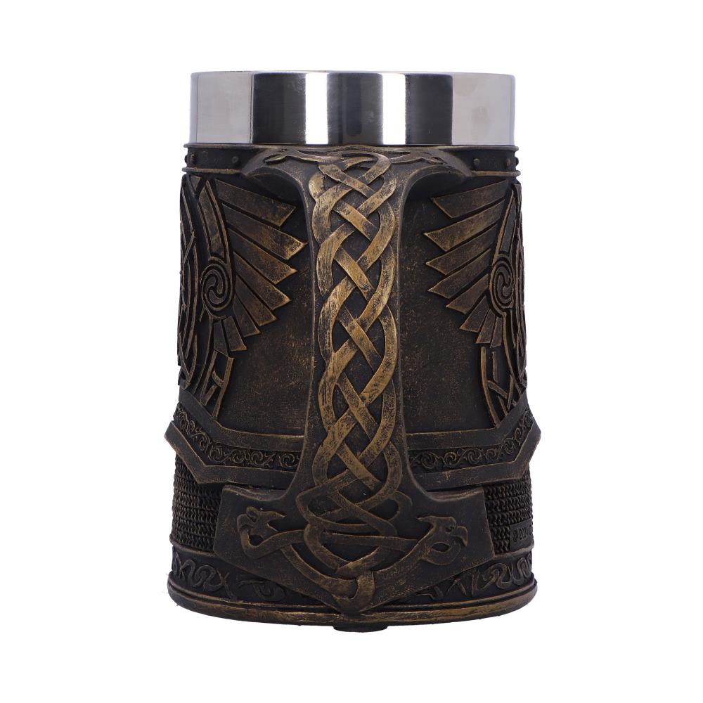 Odin Viking Tankard Drinking Mug 16cm 3