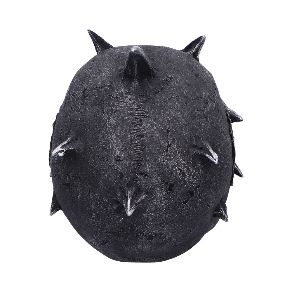 Iron Fang Spike Skull Resin Statue 16.5cm 3
