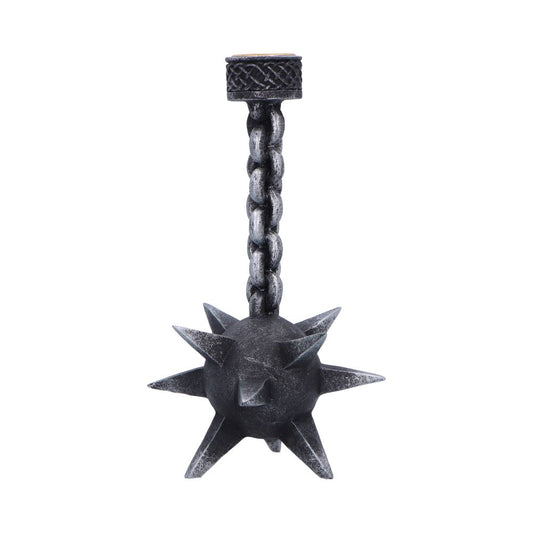 Meteor Hammer Medieval Gothic Candle Holder 17cm 2