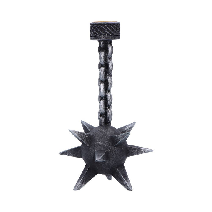 Meteor Hammer Medieval Gothic Candle Holder 17cm 2