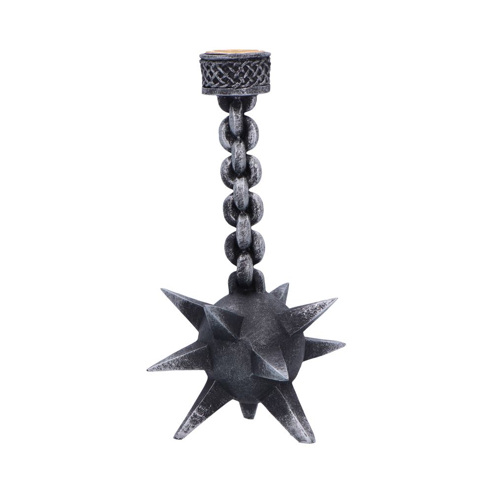 Meteor Hammer Medieval Gothic Candle Holder 17cm 4