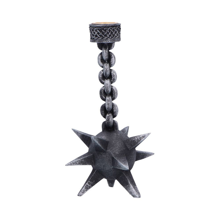 Meteor Hammer Medieval Gothic Candle Holder 17cm 4
