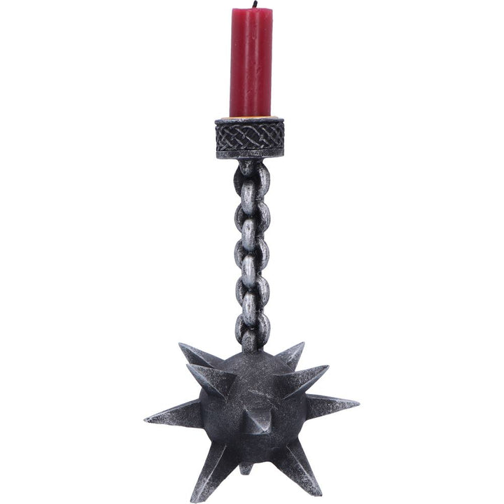 Meteor Hammer Medieval Gothic Candle Holder 17cm 6