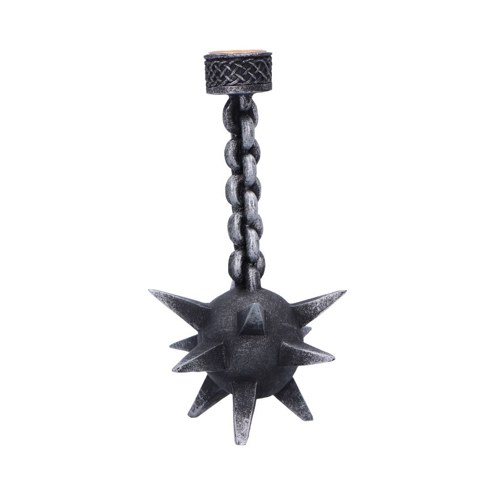 Meteor Hammer Medieval Gothic Candle Holder 17cm 1