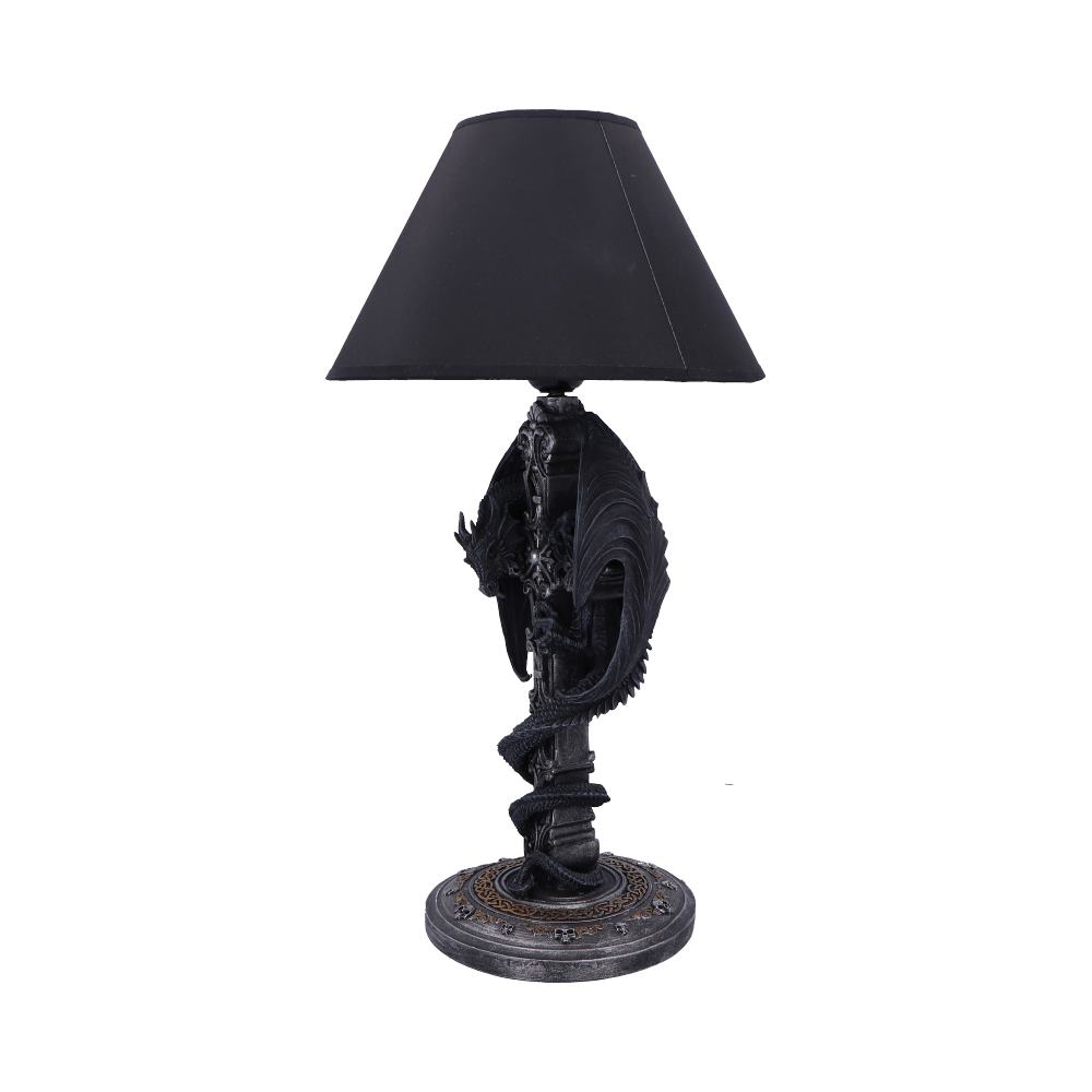Dragons Crucis Gothic Plug In Lamp 37cm 2