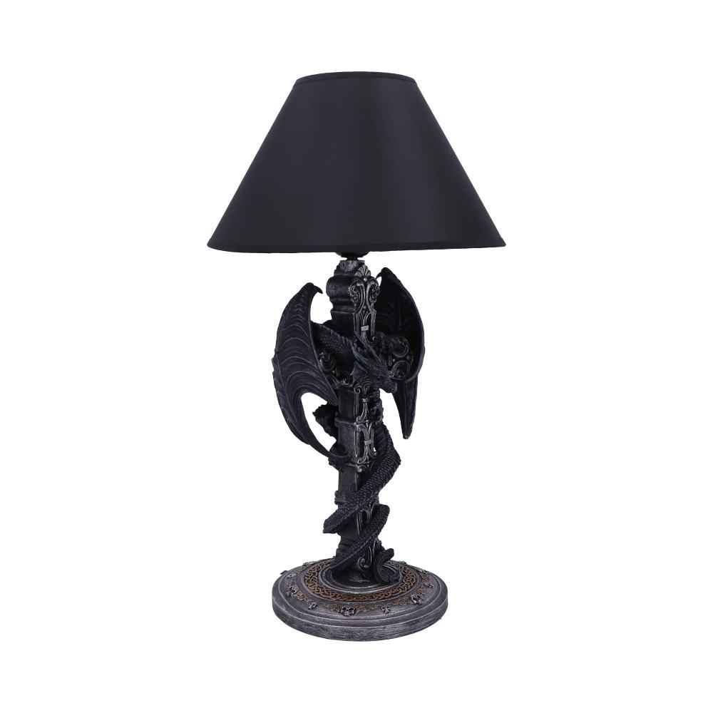 Dragons Crucis Gothic Plug In Lamp 37cm 4