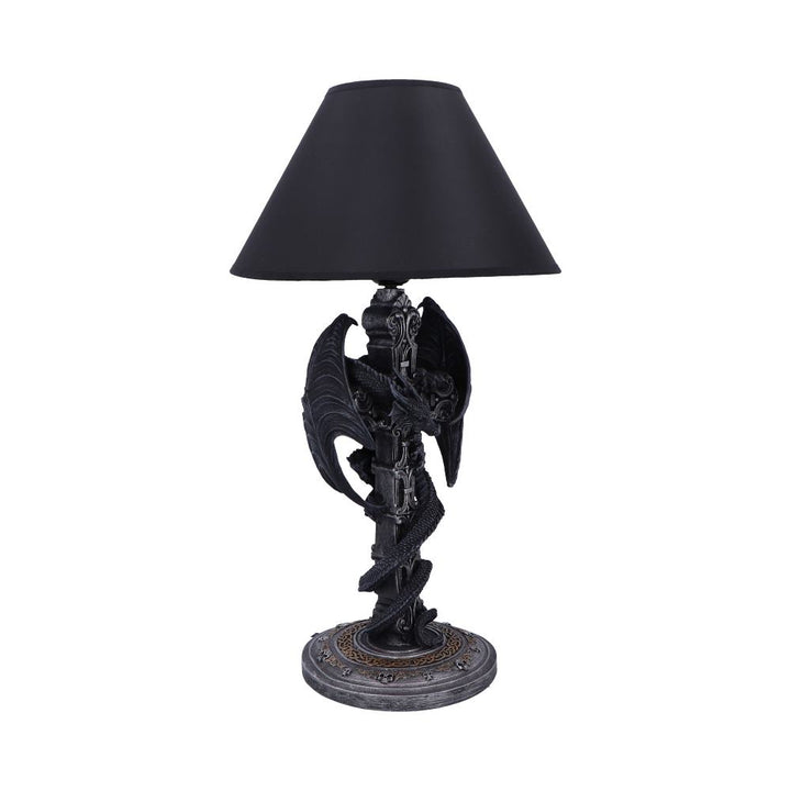 Dragons Crucis Gothic Plug In Lamp 37cm 4