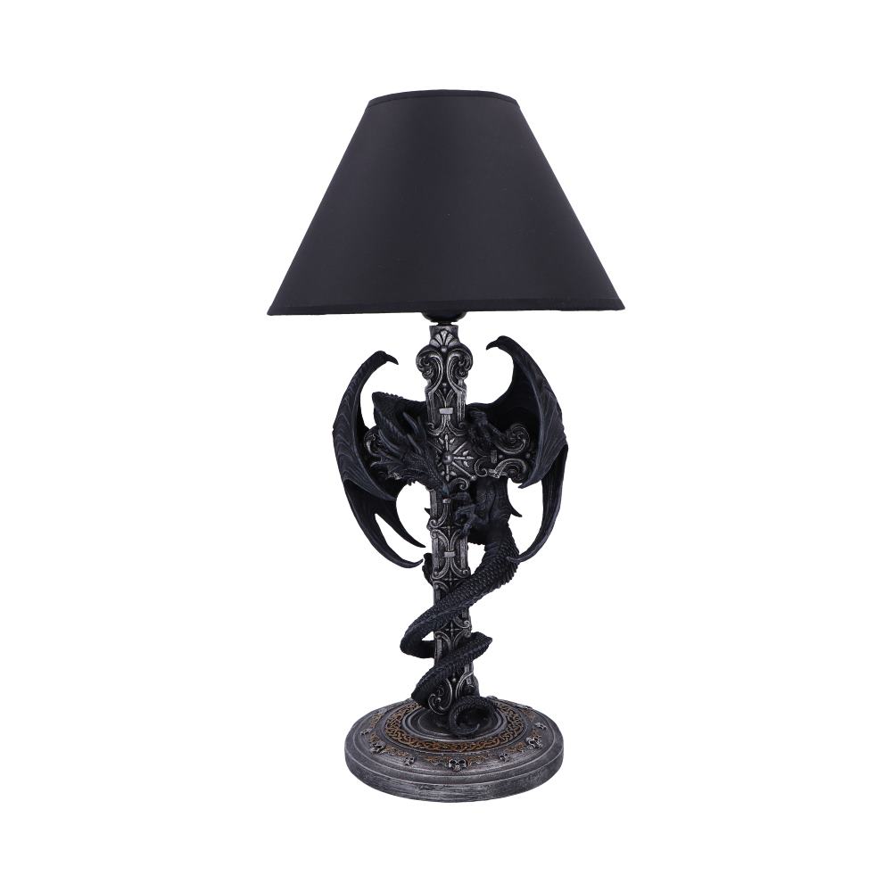 Dragons Crucis Gothic Plug In Lamp 37cm 1