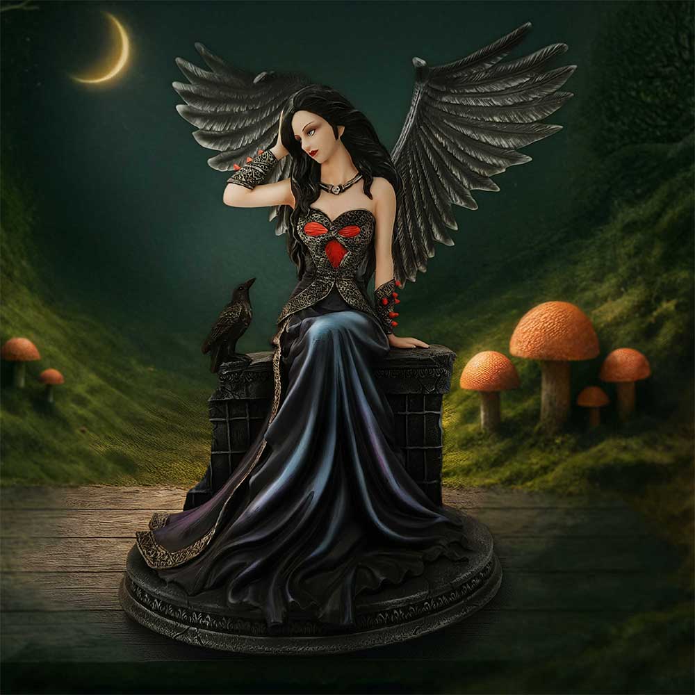 Ravynne Gothic Fairy Figurine 31.5cm 8