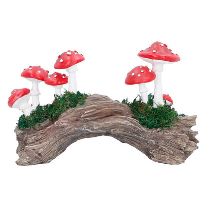 Toadstool Trunk Resin Statue 23.7cm 3