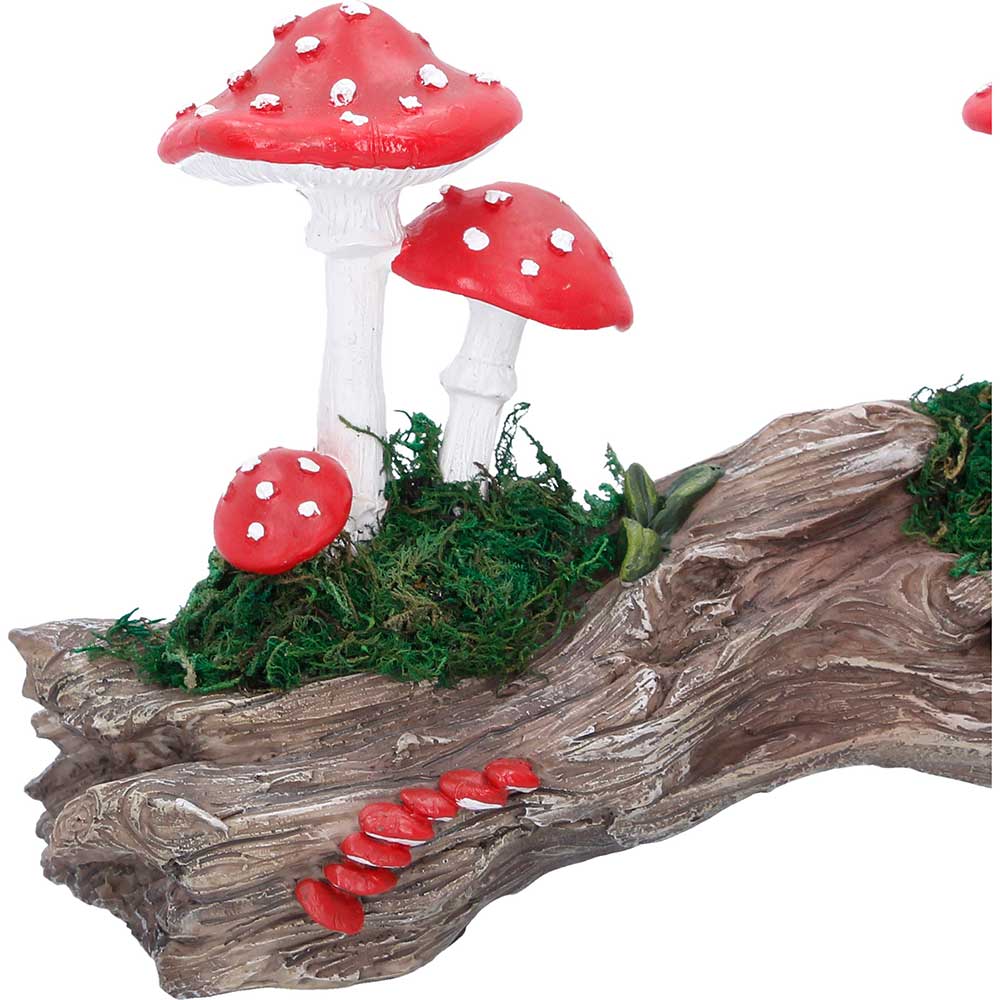 Toadstool Trunk Resin Statue 23.7cm 5