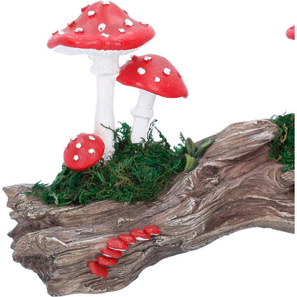 Toadstool Trunk Resin Statue 23.7cm 5