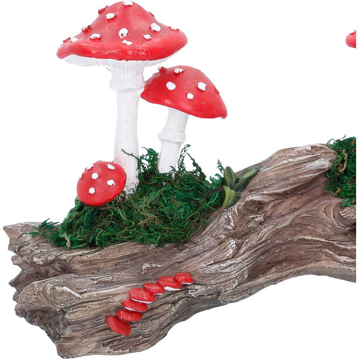 Toadstool Trunk Resin Statue 23.7cm 5
