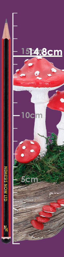 Toadstool Trunk Resin Statue 23.7cm 8