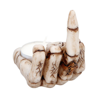 Final Gesture Candle Holder Skeleton Hand 8.2cm 4