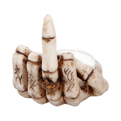 Final Gesture Candle Holder Skeleton Hand 8.2cm 1
