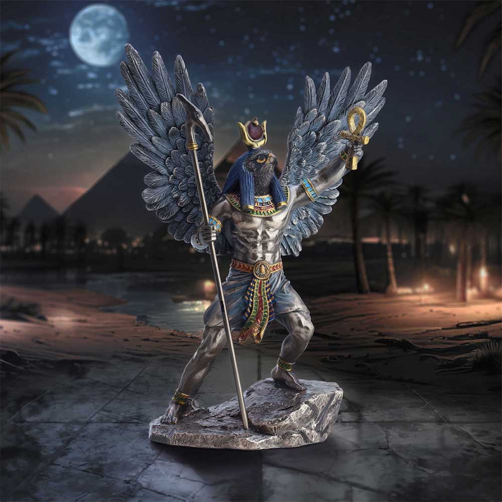 Ra God of the Sun Bronze Figurine 26.2cm 8
