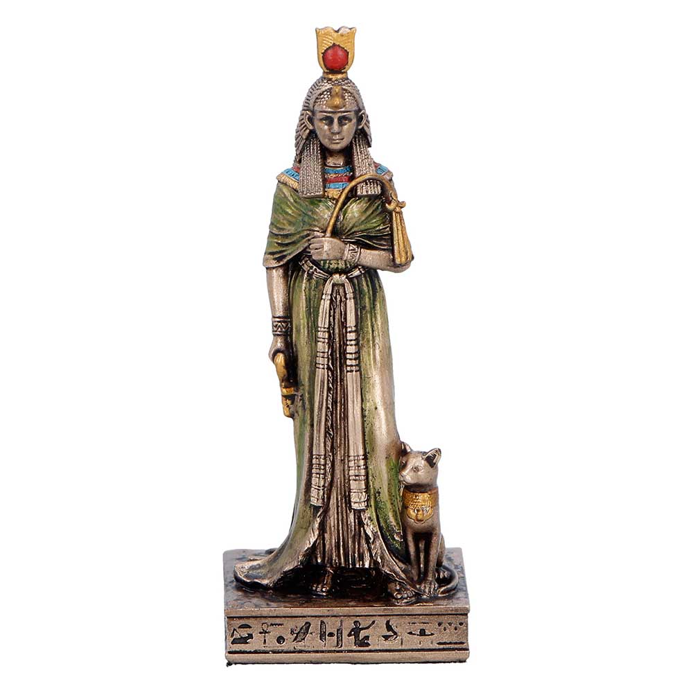 Egyptian Queen Nefertari Mini 8.6cm Resin Statue 1