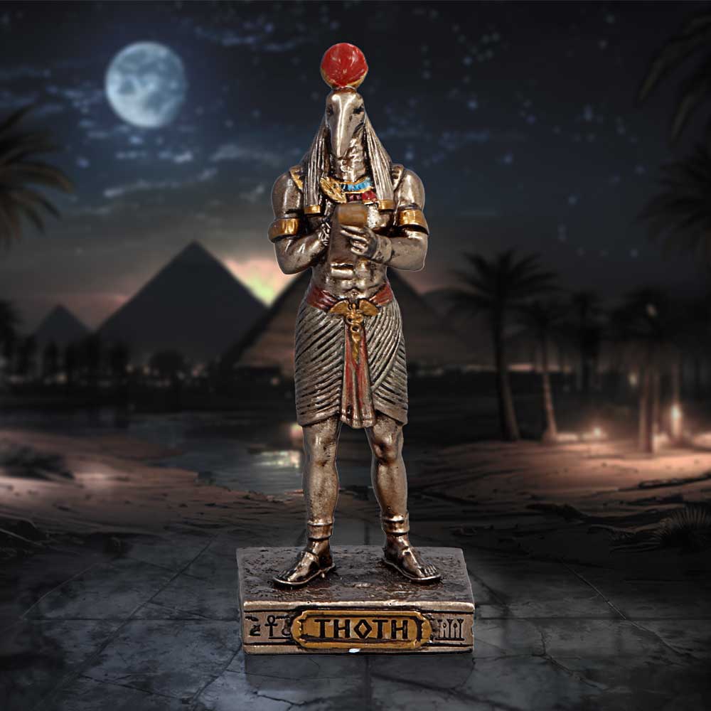 Thoth God of Knowledge Mini 8.5cm Resin Figure 7