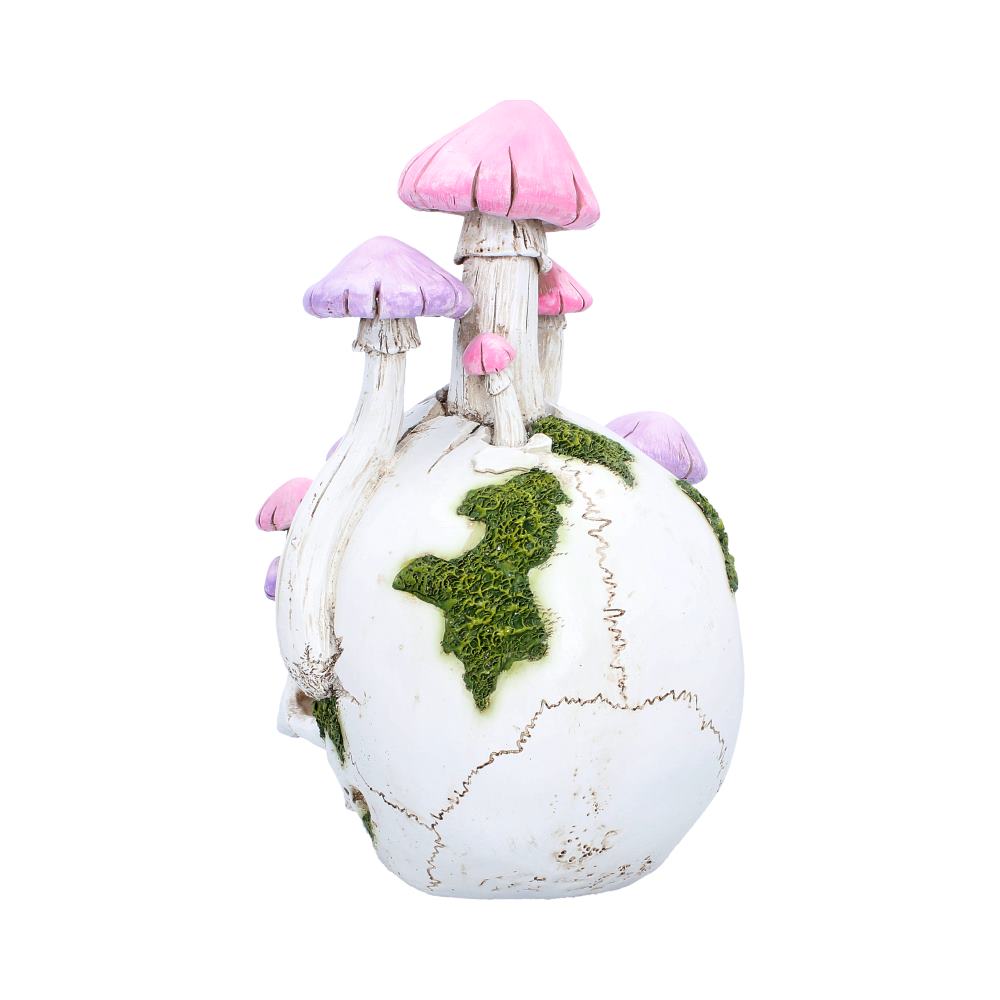 Sporebound Skull Figurine with Mushrooms 29.5cm