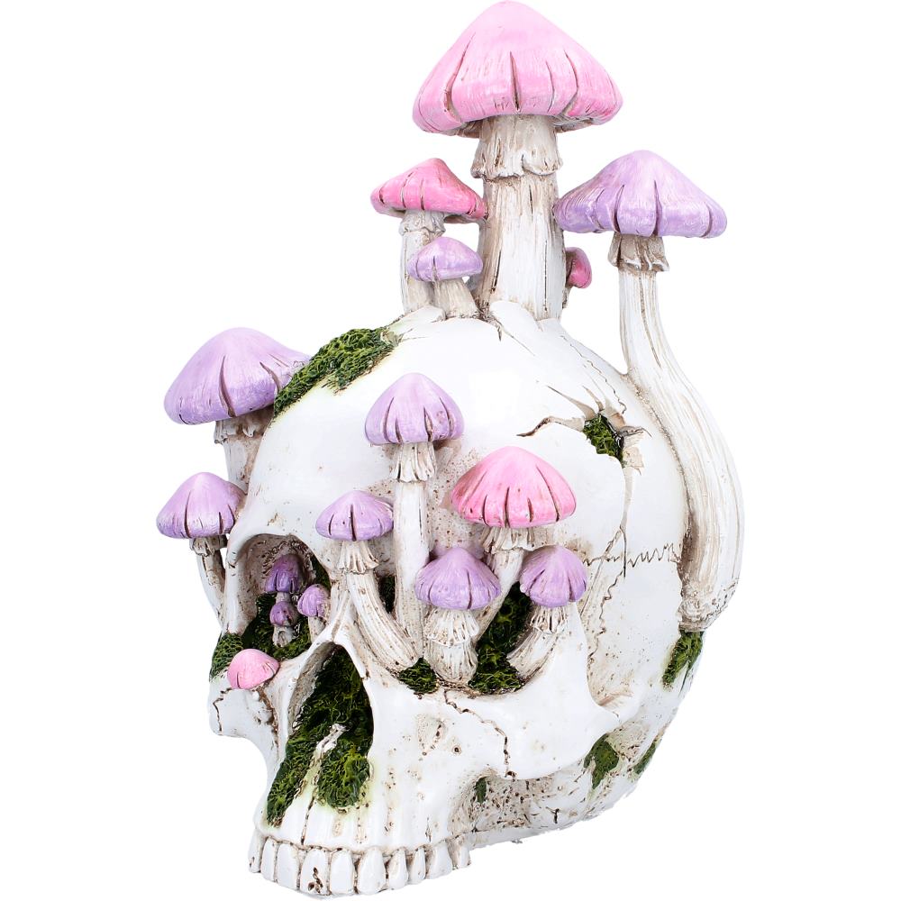 Sporebound Skull Figurine with Mushrooms 29.5cm 6