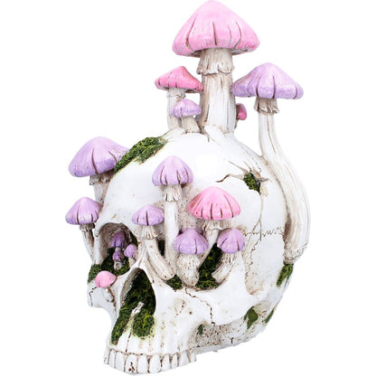 Sporebound Skull Figurine with Mushrooms 29.5cm 6