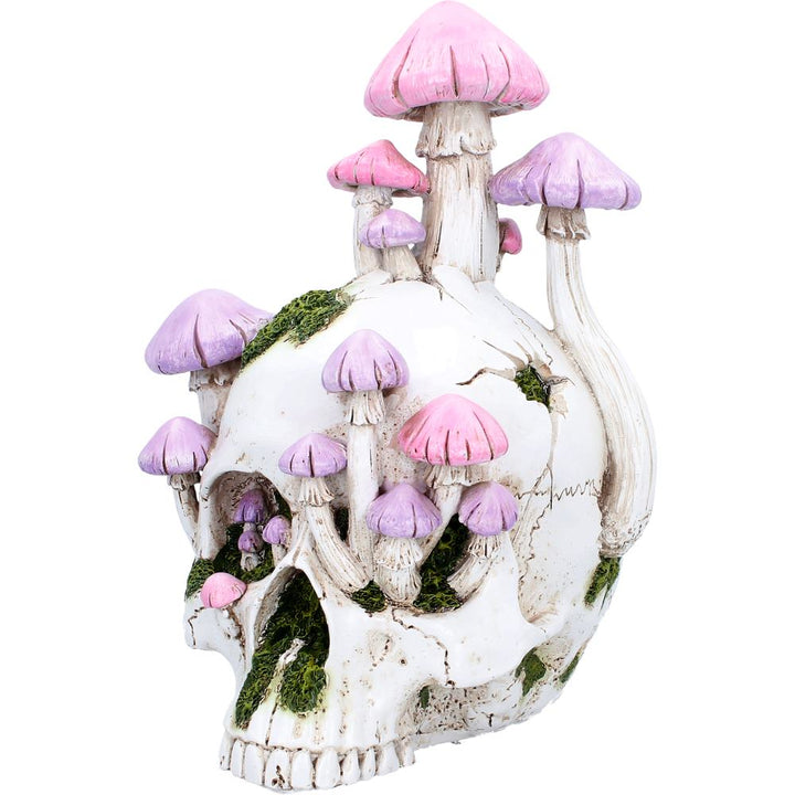 Sporebound Skull Figurine with Mushrooms 29.5cm