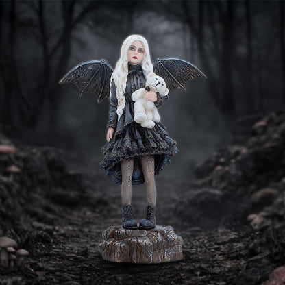 Gentle Hold Gothic Fairy Figurine 25.5cm 7
