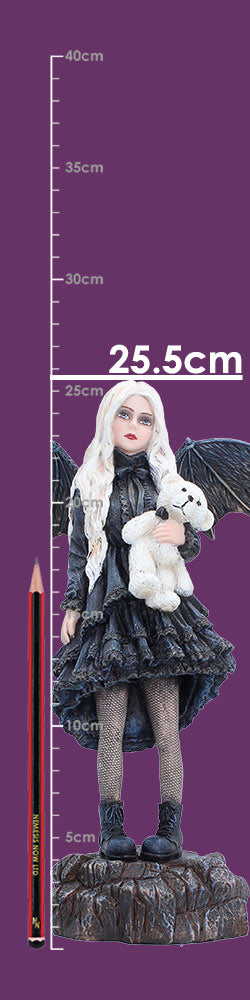 Gentle Hold Gothic Fairy Figurine 25.5cm 8