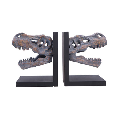 Tyrannossaurus Rex Skull Bookends 17.1cm 4