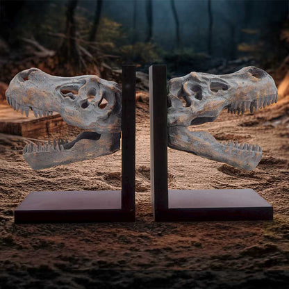 Tyrannossaurus Rex Skull Bookends 17.1cm 7