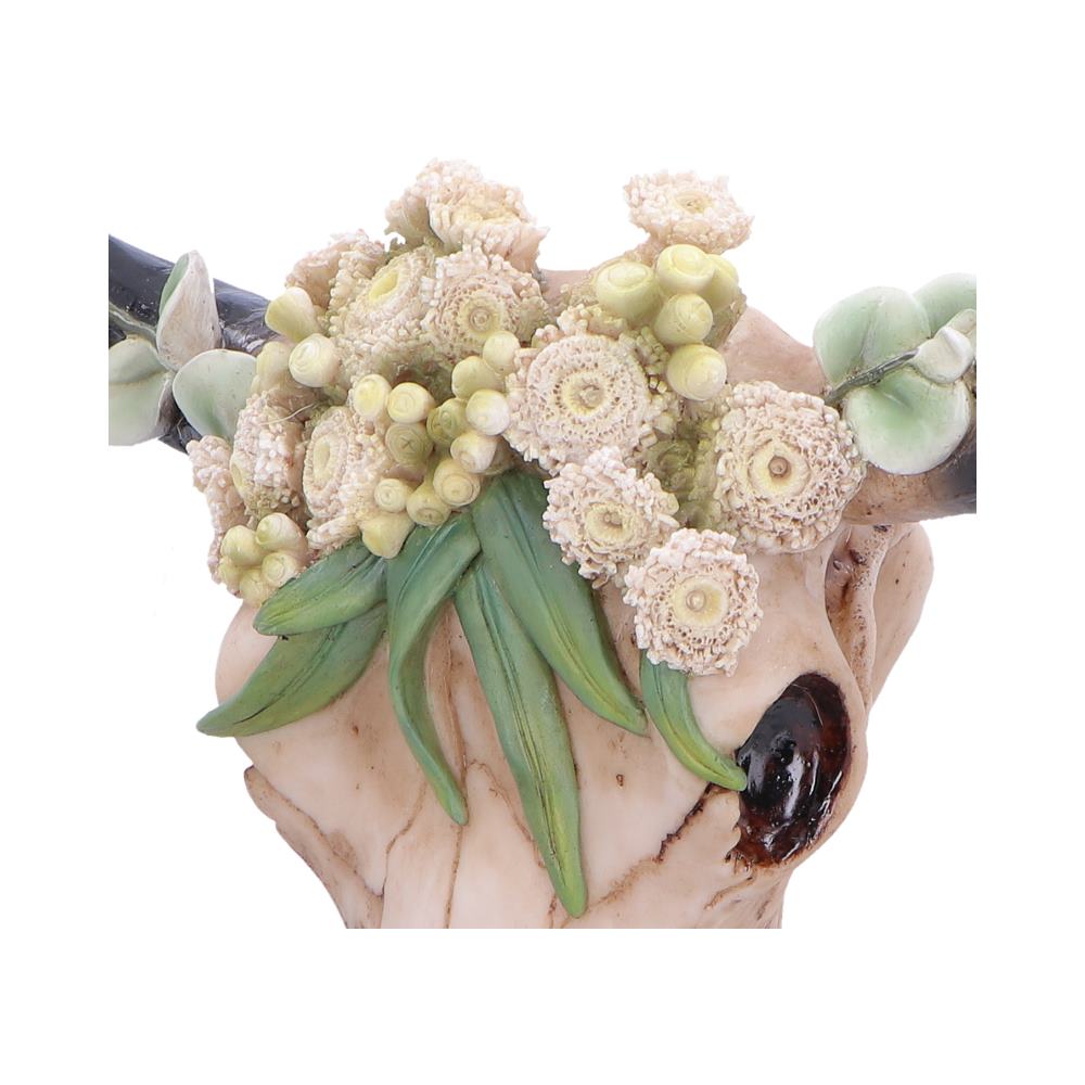 Floral Crown Skull Ornament 27.5cm 2