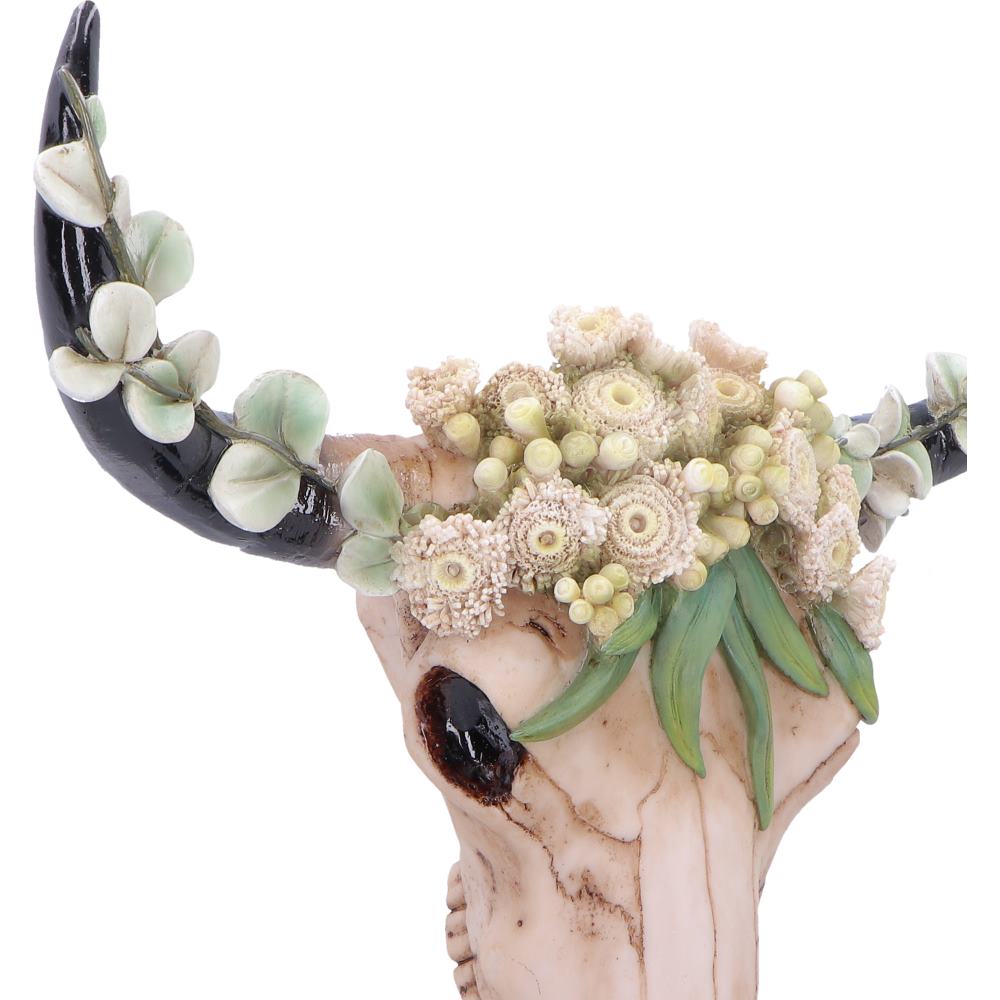 Floral Crown Skull Ornament 27.5cm 3