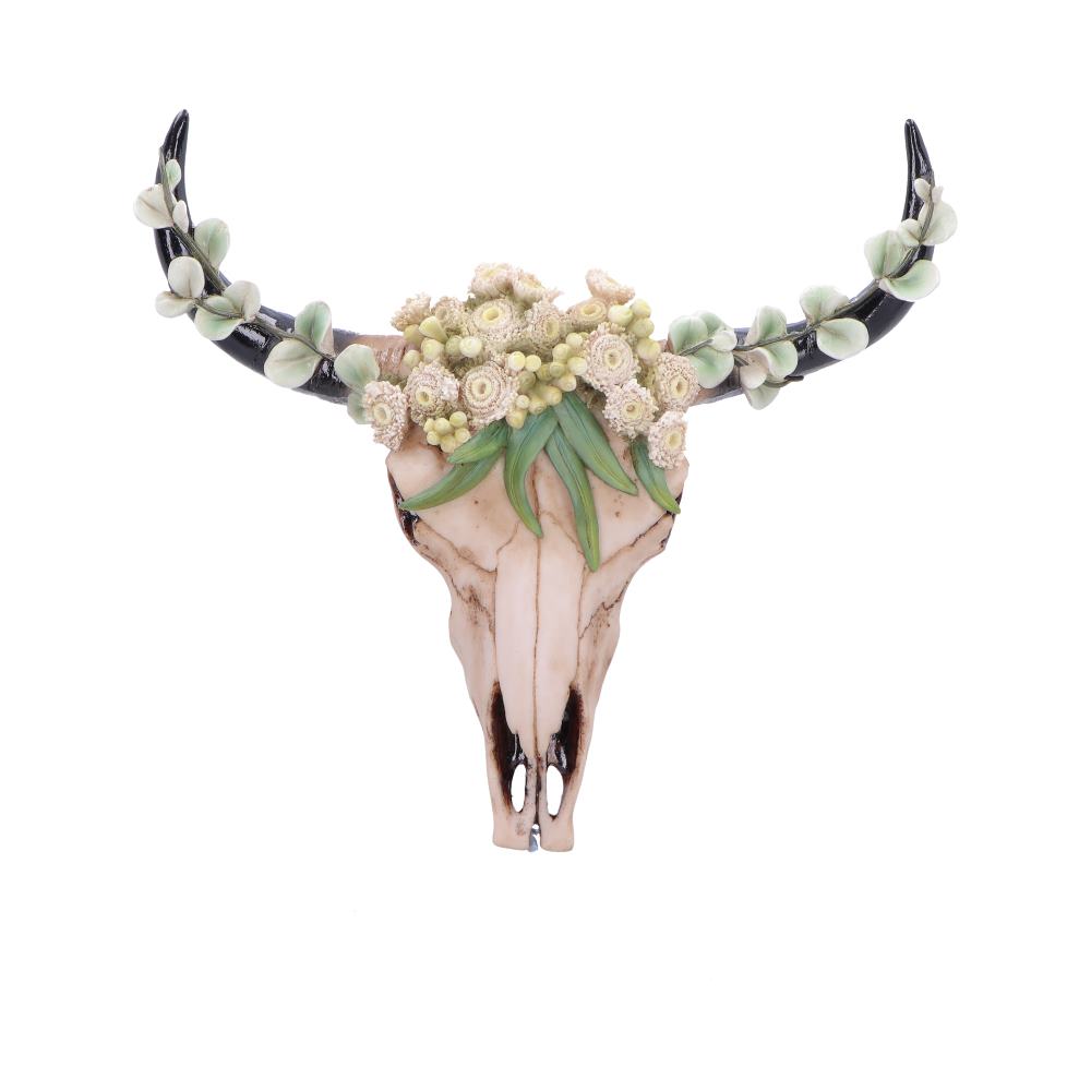Floral Crown Skull Ornament 27.5cm 6