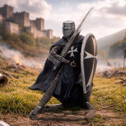 Black Knight Hospitaller Figurine 17.3cm 7