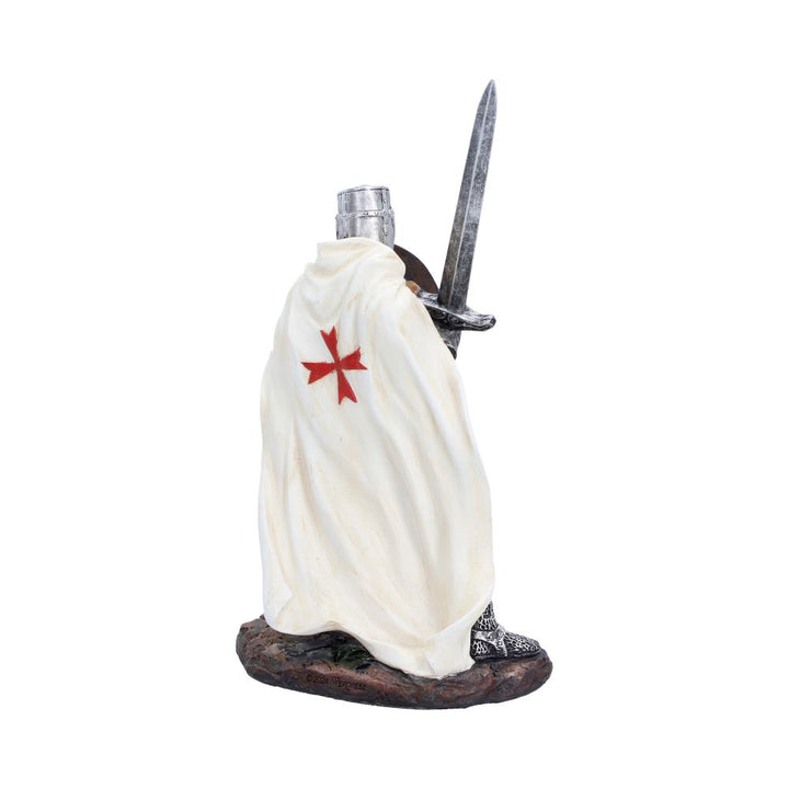 White Knight Templar Figurine 18.5cm