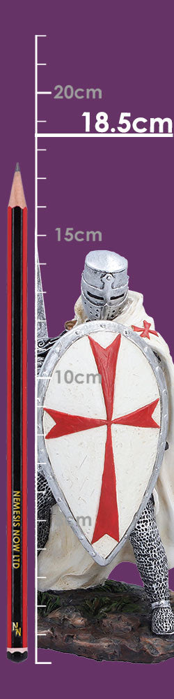 White Knight Templar Figurine 18.5cm 8