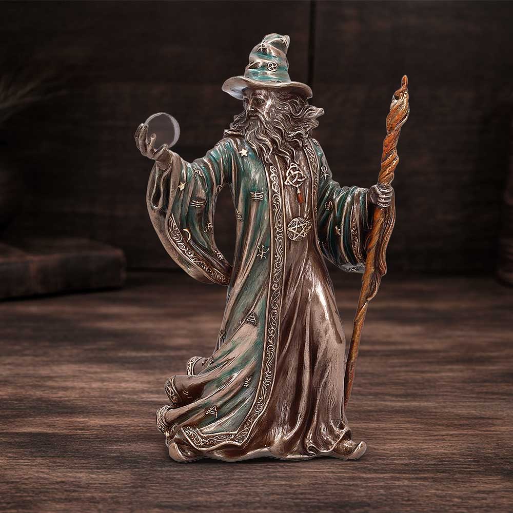 The Sorcerer Bronze Figurine 20cm 7