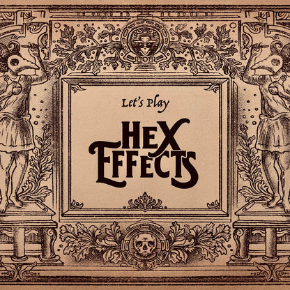 Letterpress Print Hex Effects