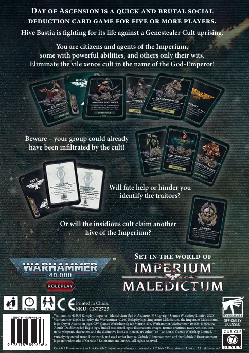 Warhammer 40000 Day of Ascension The Card Game