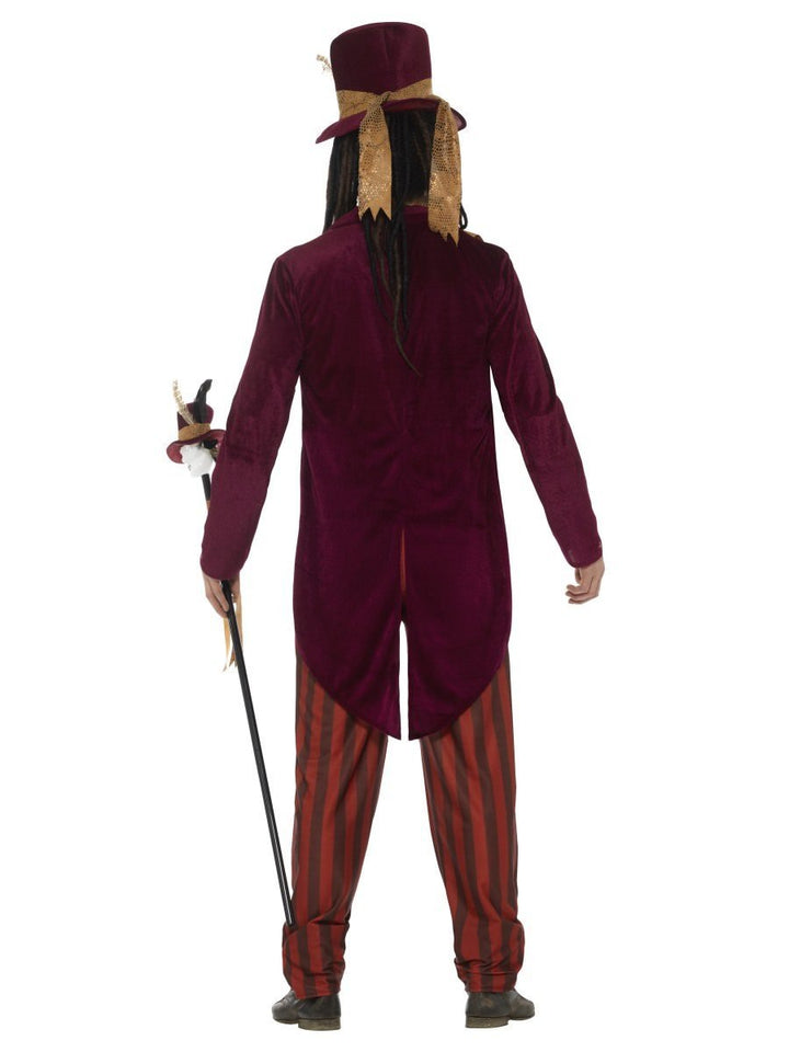 Voodoo Witch Doctor Costume Adult Red Suit