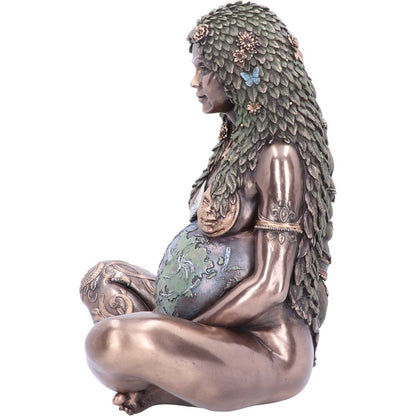 Ethereal Mother Earth Gaia Art Statue Bronze Figurine 30cm 5