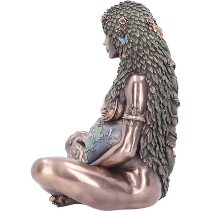 Ethereal Mother Earth Gaia Art Statue Bronze Figurine 30cm 6