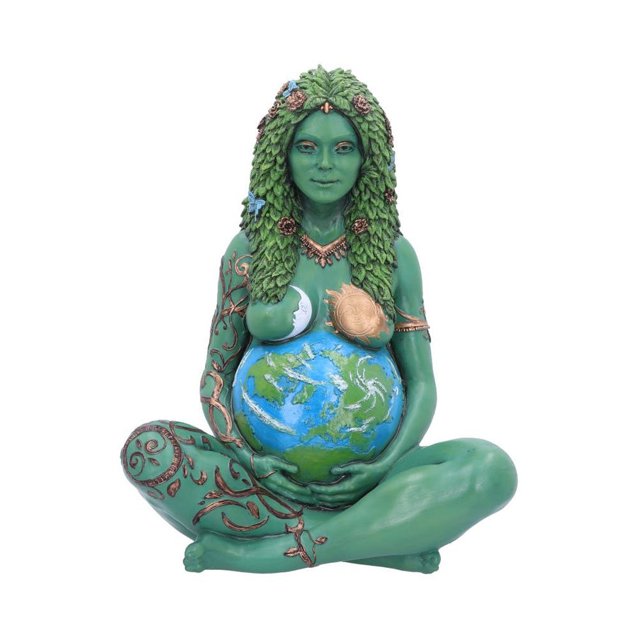 Ethereal Mother Earth Gaia Art Statue Painted Figurine Large 30cm 1