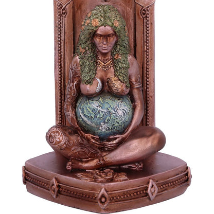 Ethereal Mother Earth Gaia Art Statue Incense Burner 24cm 5