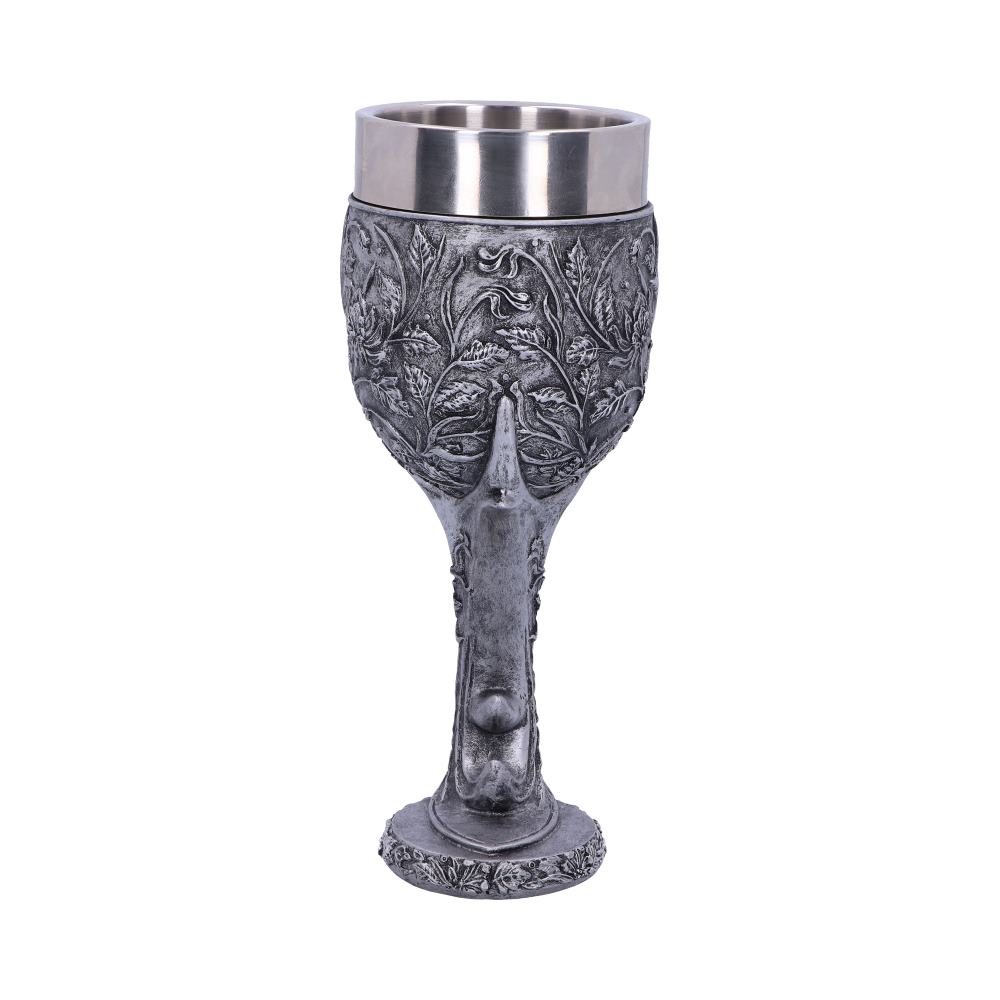 Monarch of the Glen Stags Head Goblet Wine Glass 18cm 3