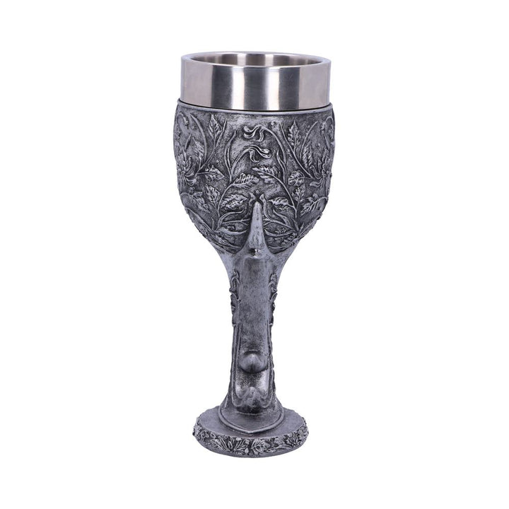Monarch of the Glen Stags Head Goblet Wine Glass 18cm 3