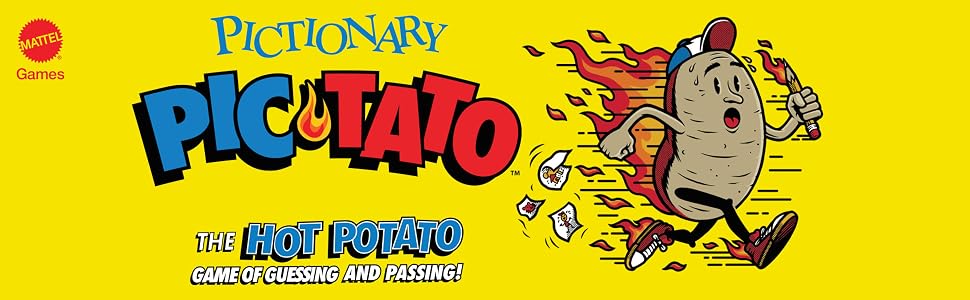 Pictionary Pic Tato Board Game by Mattel